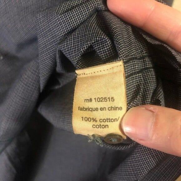 John Varvatos blue dress‎ shirt medium - Picture 4 of 7